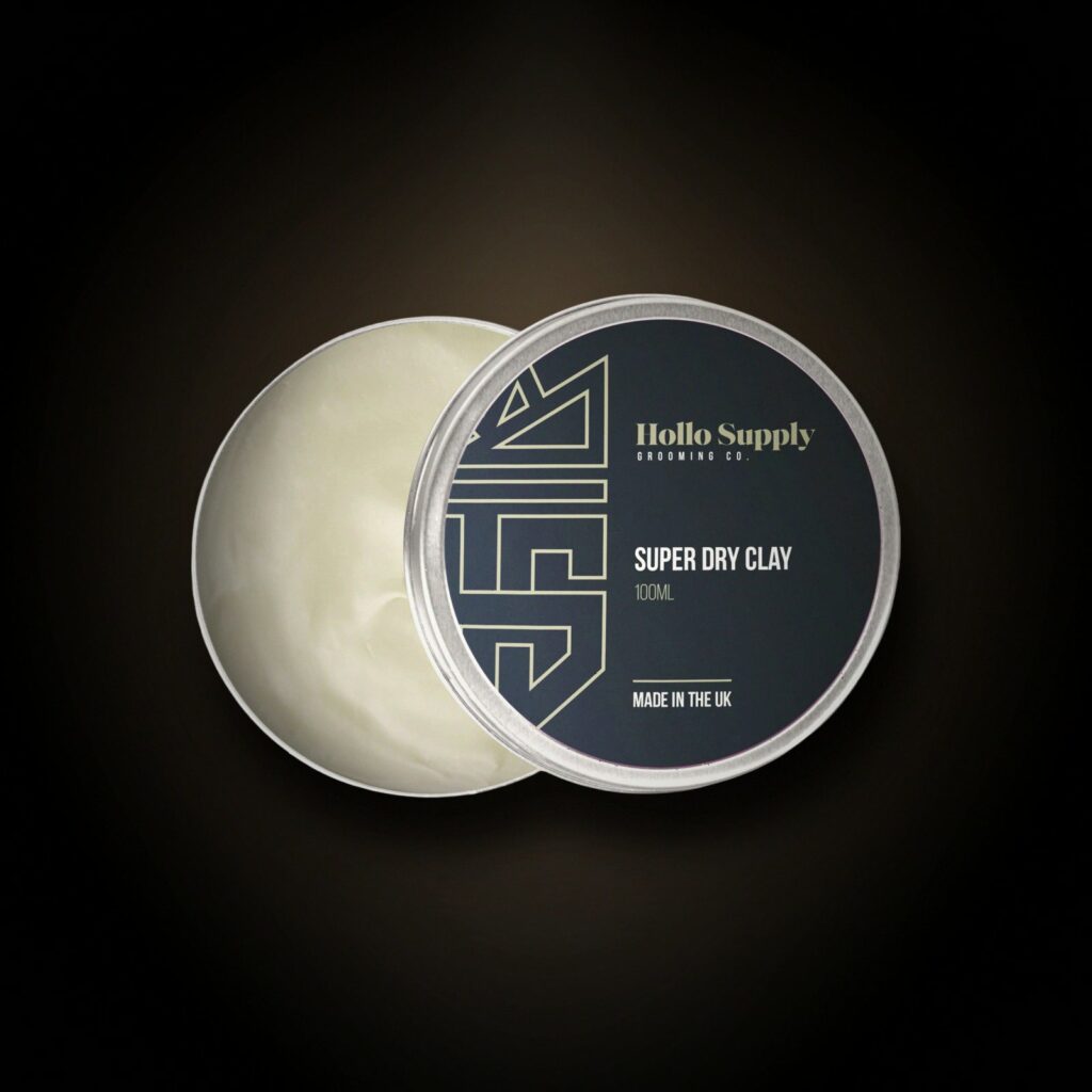 Hollo Supply Super Dry Clay 100ml, studio product shot